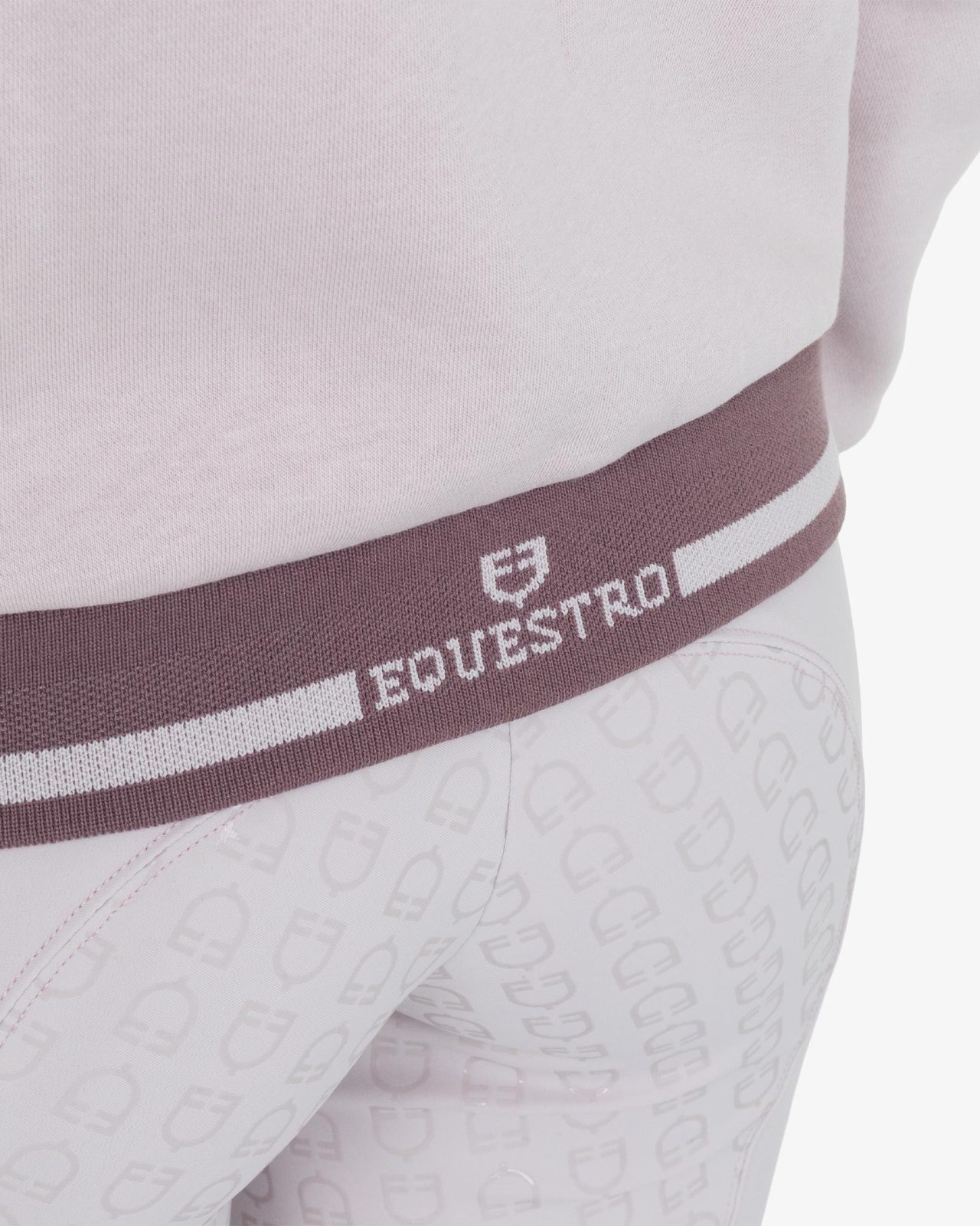 Women's hoodie with front zipper
