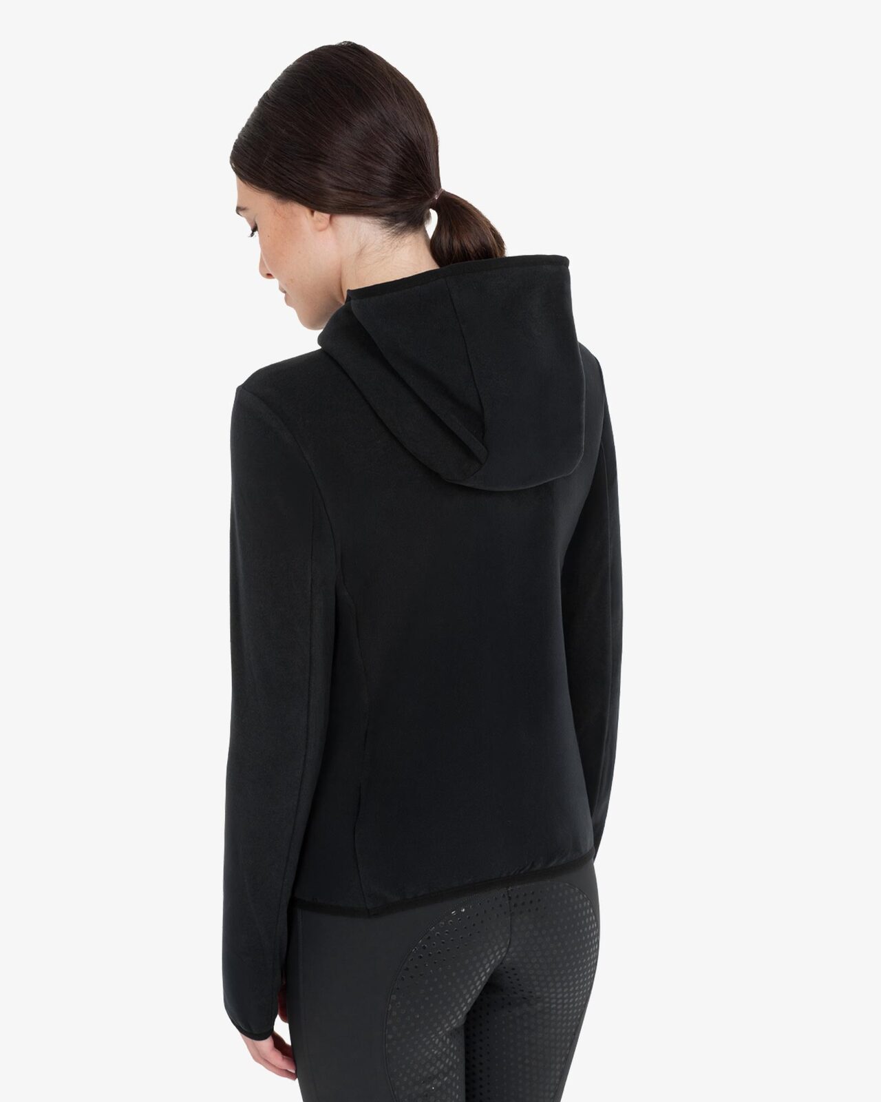 Women's fleece zip-up sweatshirt