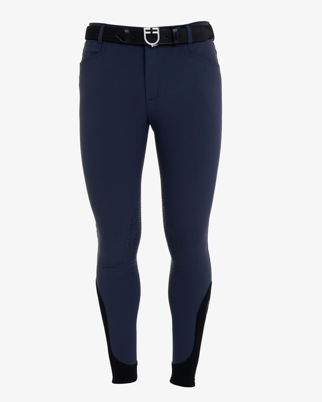 Men’s slim-fit knee grip breeches