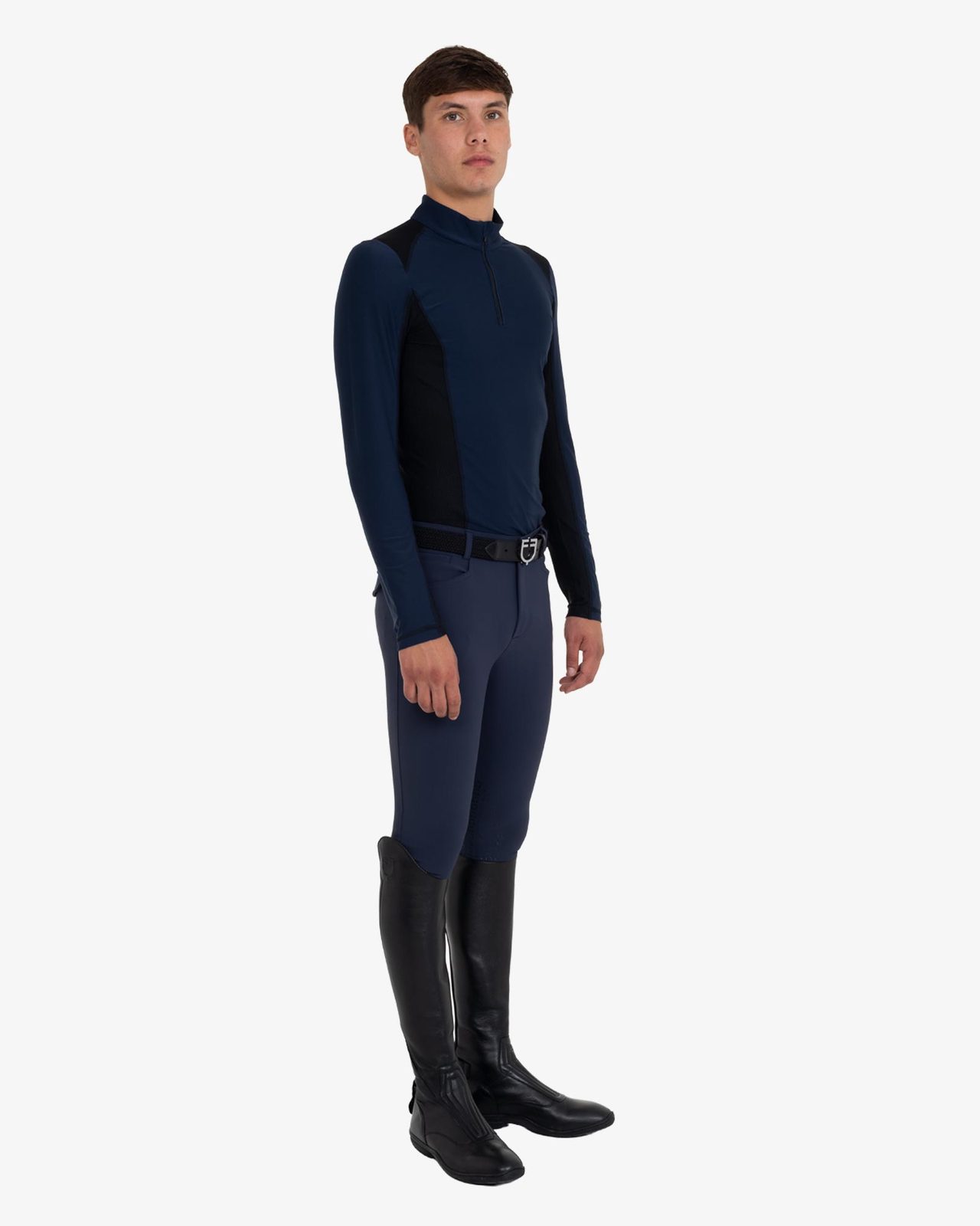 Men’s slim-fit knee grip breeches