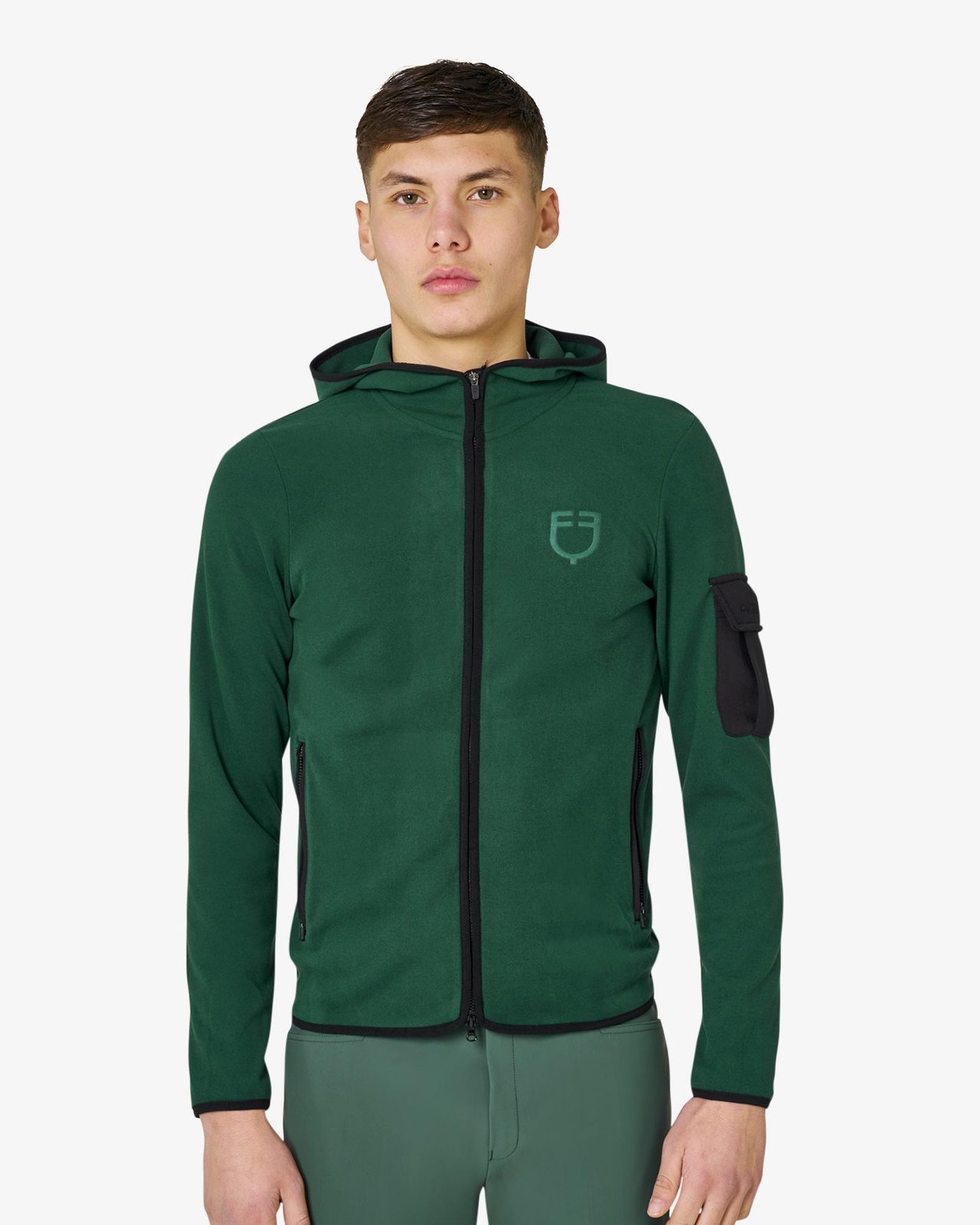 Men’s fleece zip-up hoodie