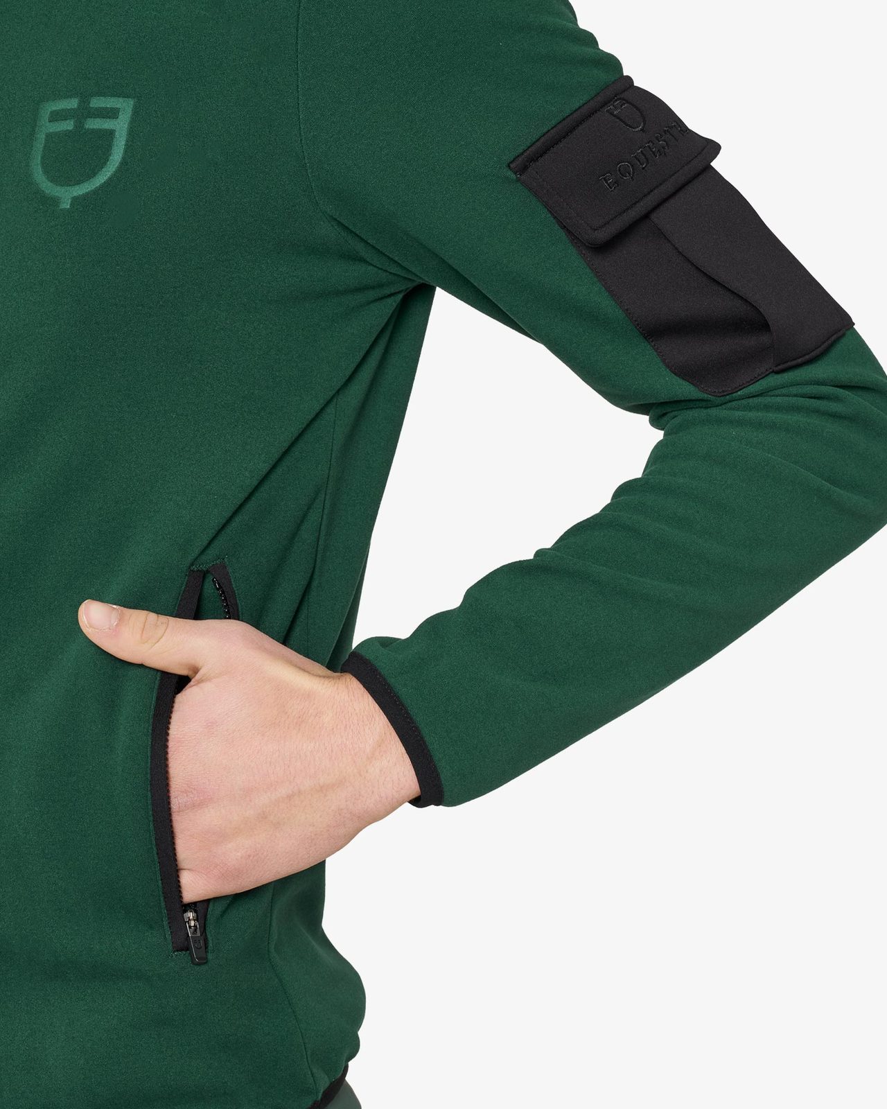 Men’s fleece zip-up hoodie