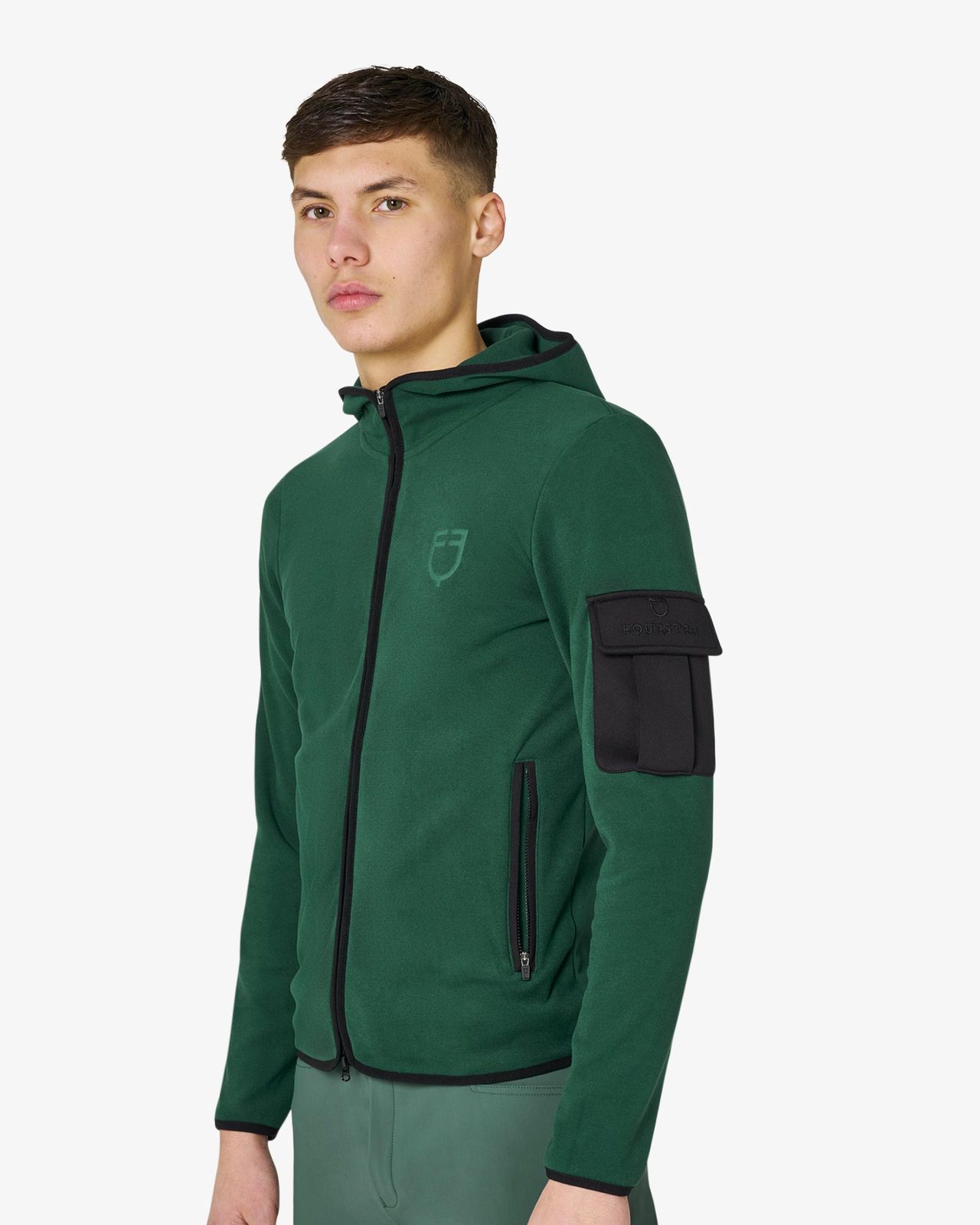 Men’s fleece zip-up hoodie