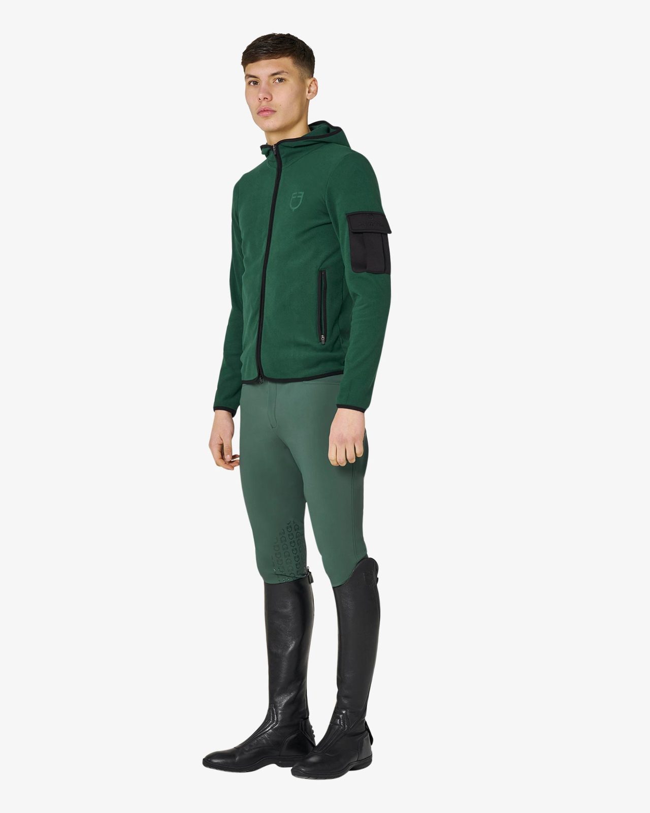 Men’s fleece zip-up hoodie