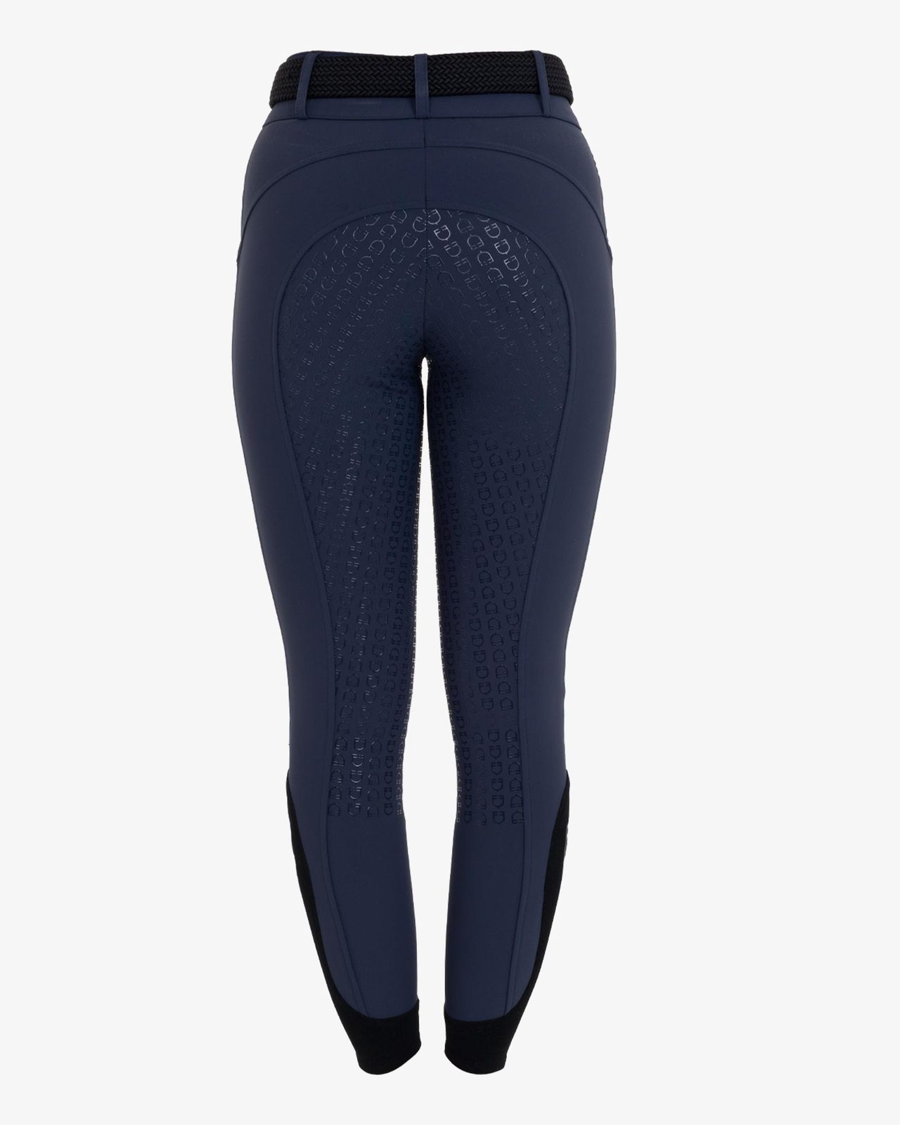 Women's high-waisted full grip breeches in bi-stretch fabric