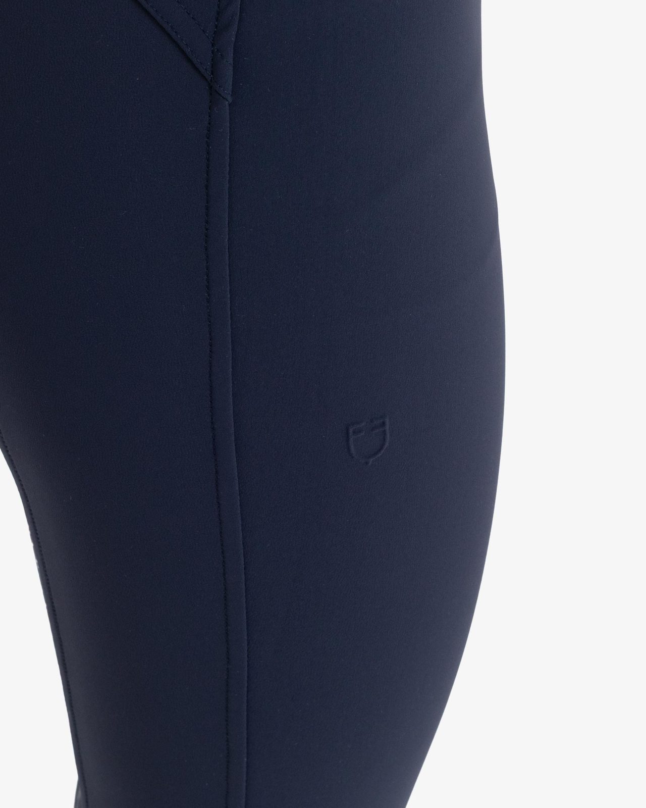 Women's high-waisted full grip breeches in bi-stretch fabric