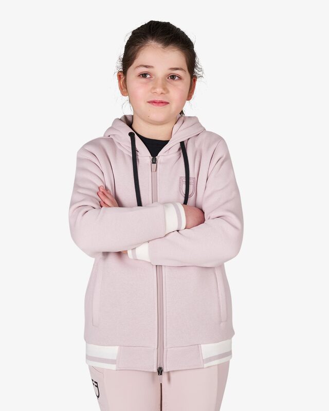 Kids' unisex hoodie with front zip