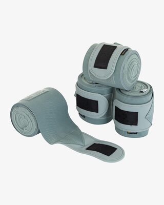 Fleece working bandages with elastic