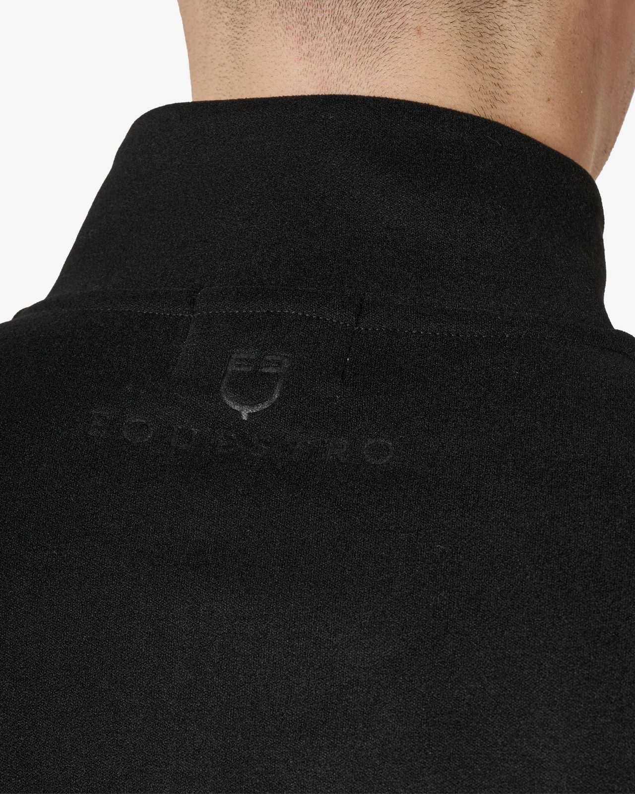 Men’s high-neck fleece sweatshirt with 3/4 zip