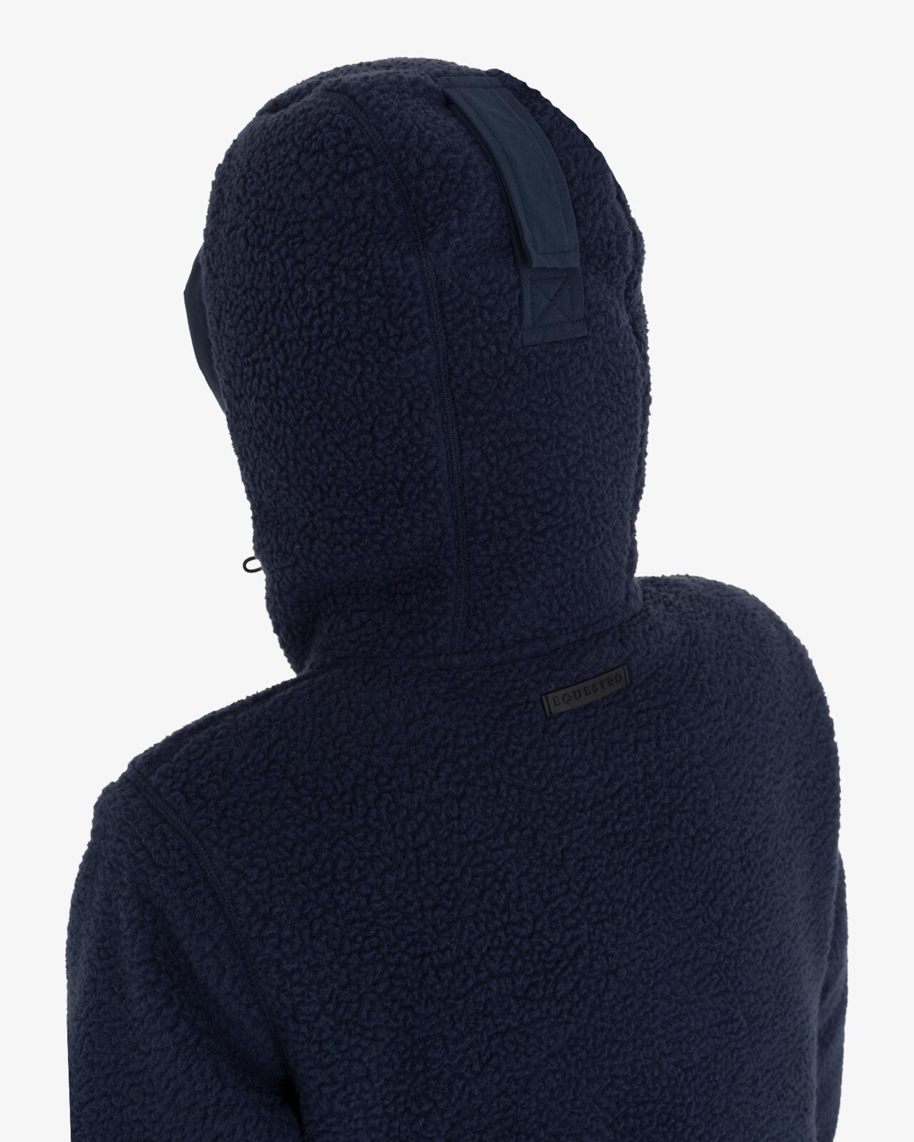 Women's down jacket with teddy inserts