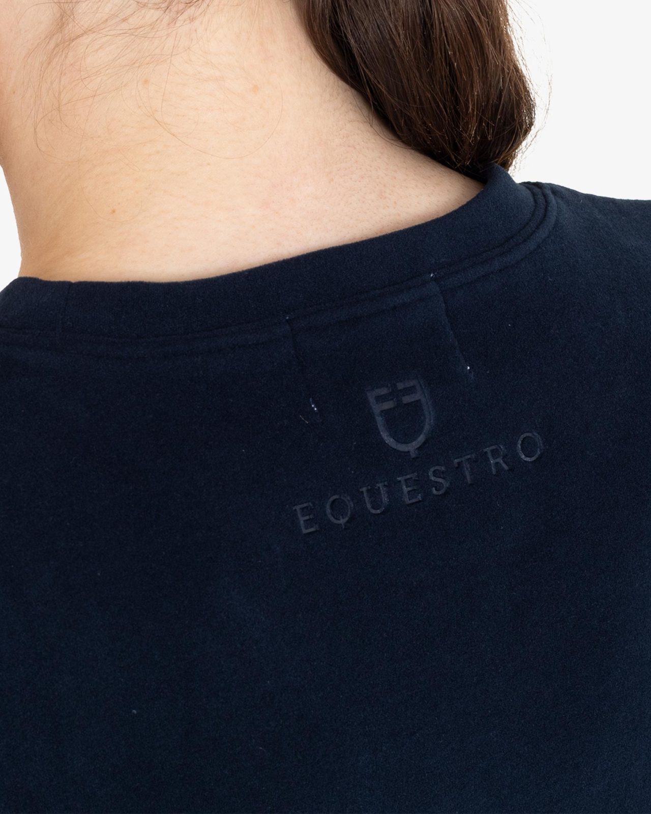Women's fleece crewneck sweatshirt