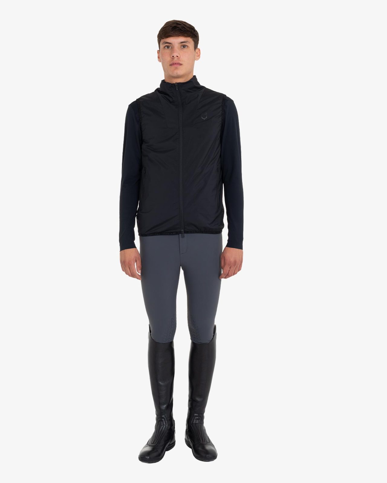 Men’s slim-fit knee grip breeches