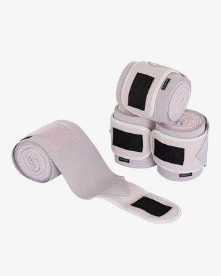 Fleece working bandages with elastic