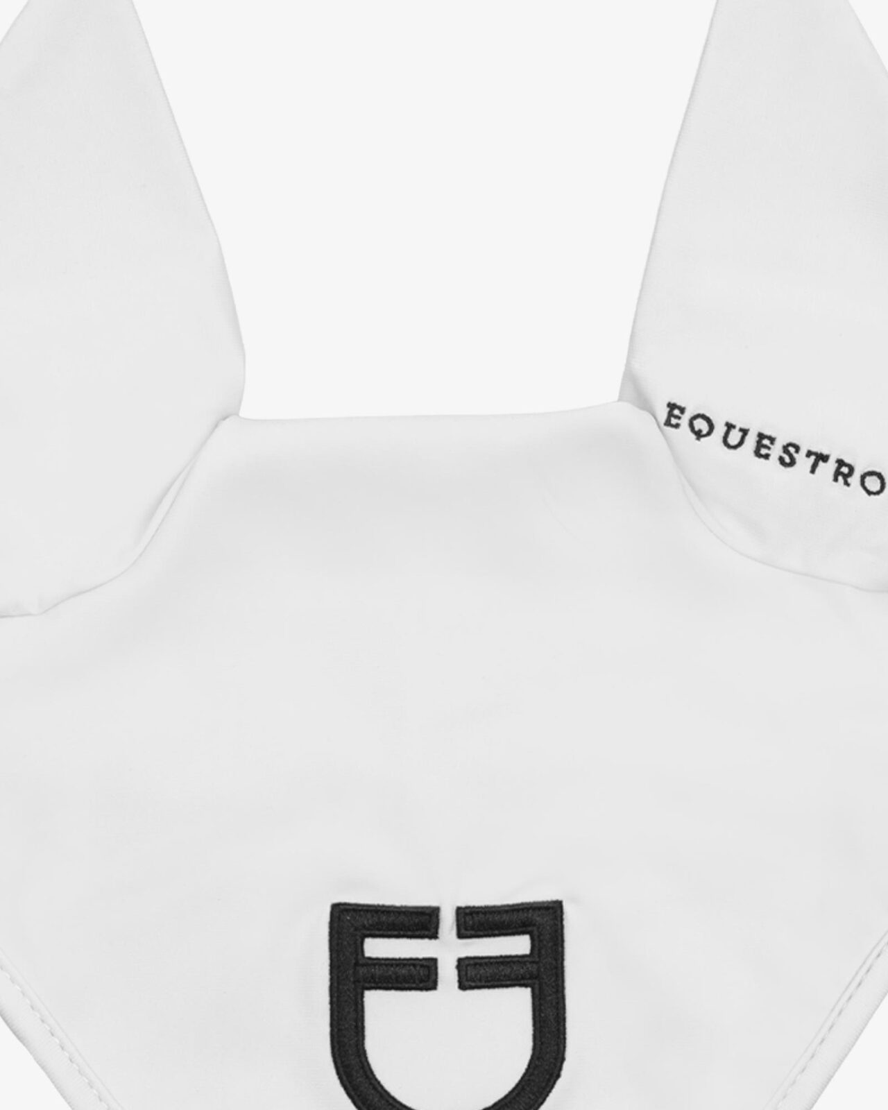 Technical fly veil with contrasting logo