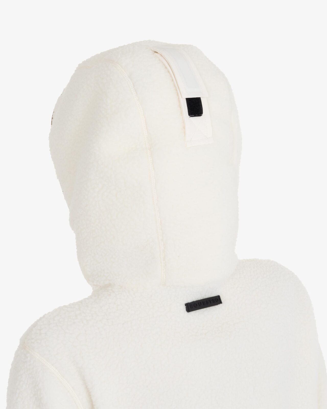 Women's teddy fleece hoodie with zip