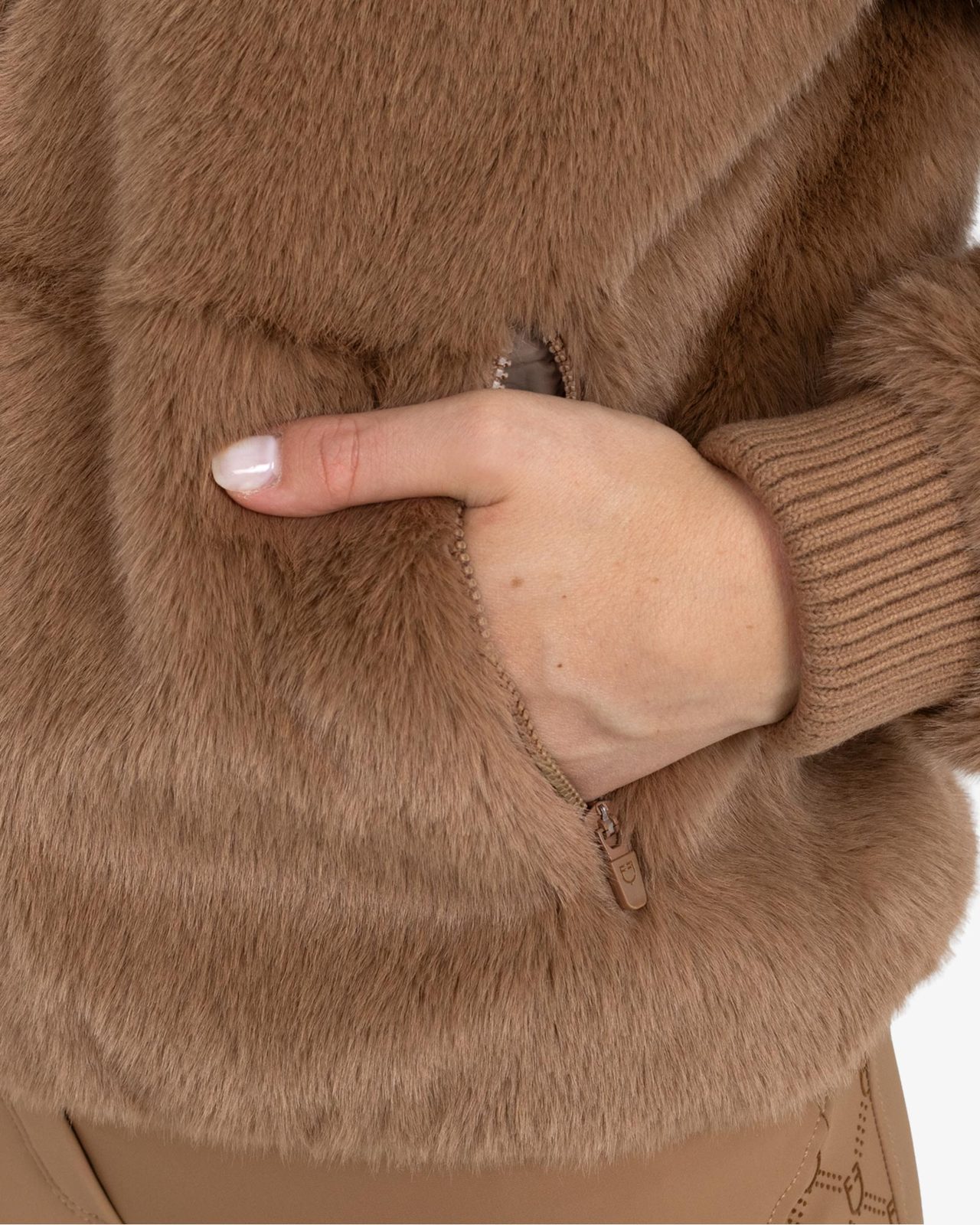 Women's faux fur outerwear