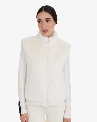 Women's faux fur vest