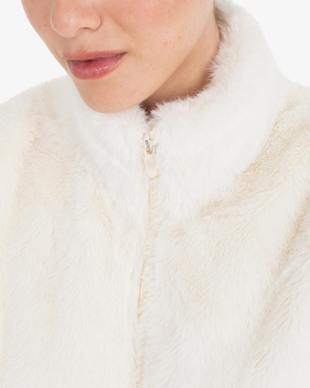 Women's faux fur vest