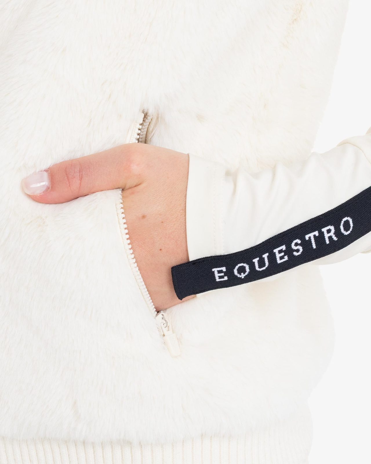 Women's faux fur vest