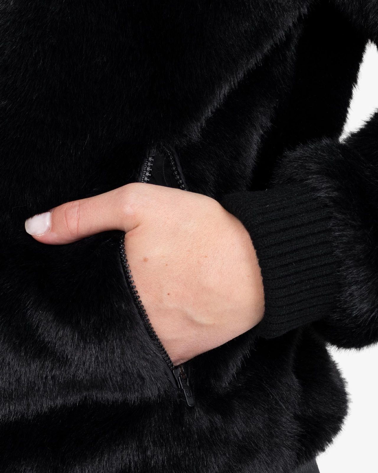 Women's faux fur outerwear