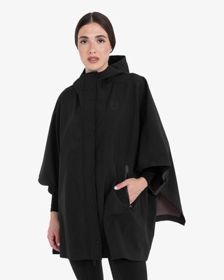 Women's technical waterproof cape
