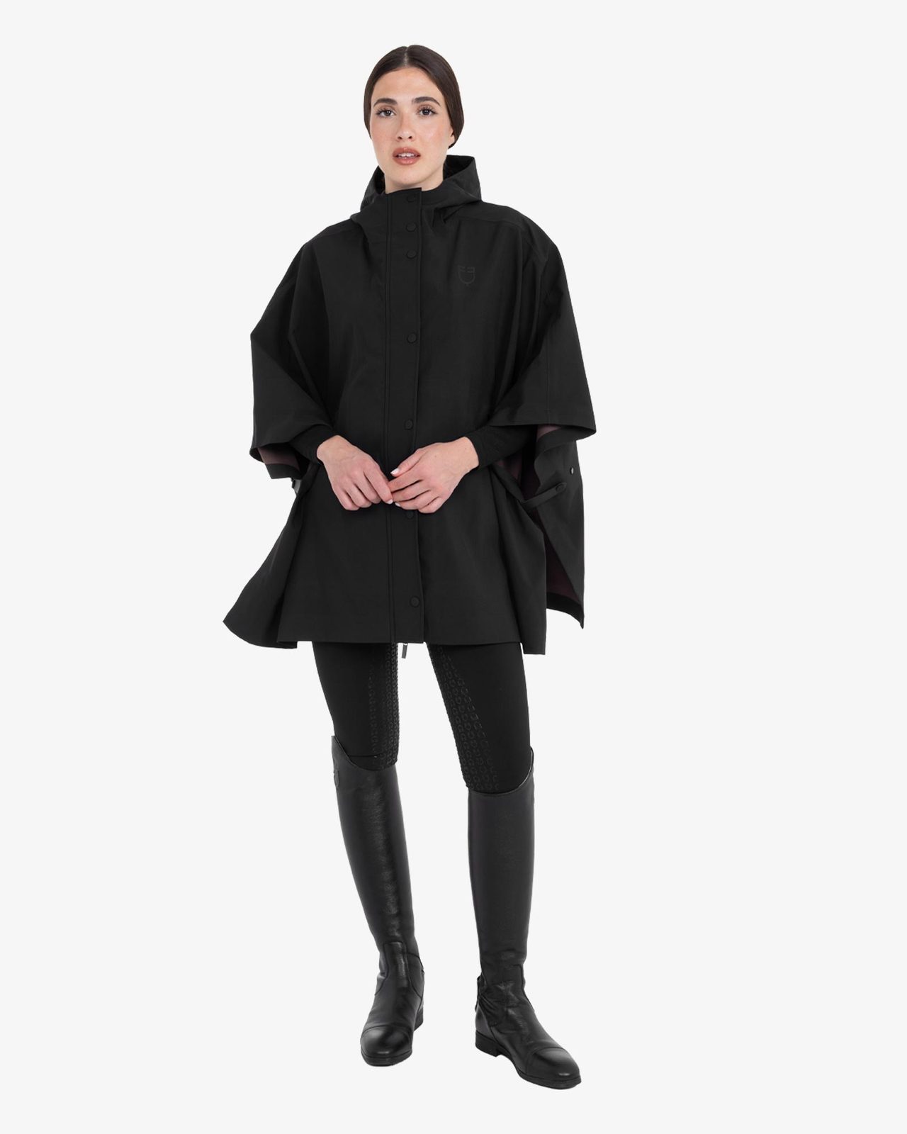 Women's technical waterproof cape