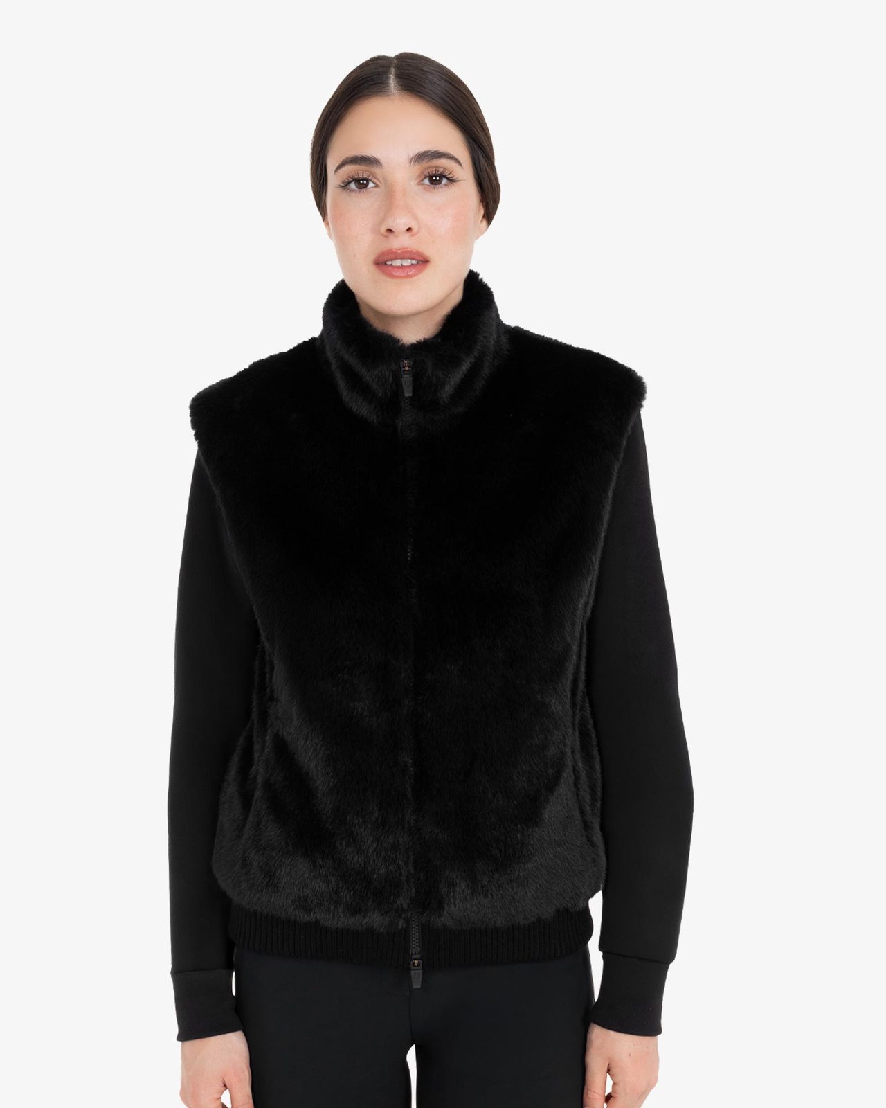Women's faux fur vest
