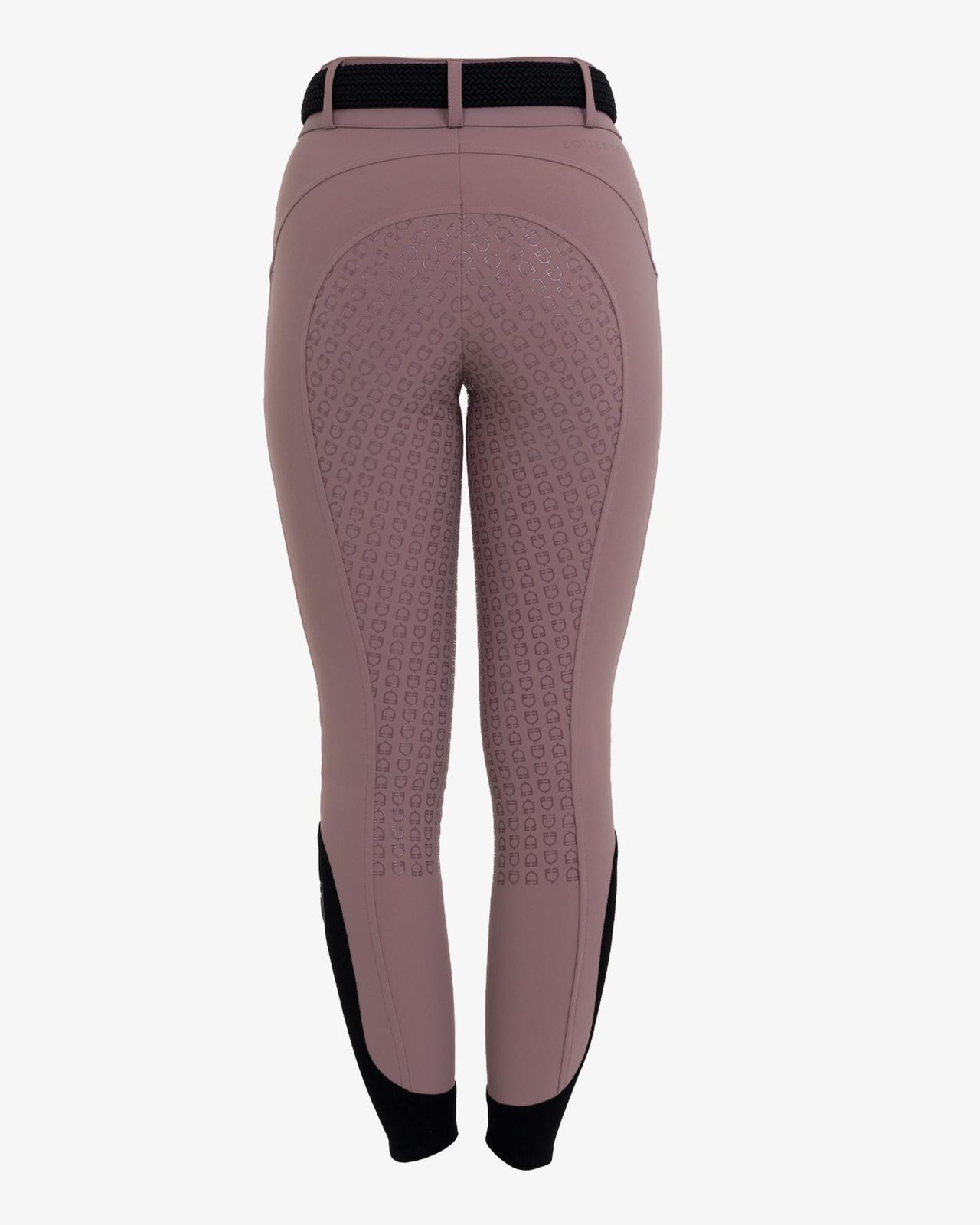 Women's high-waisted full grip breeches in bi-stretch fabric