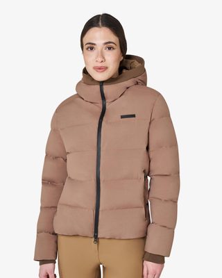 Women's hooded down jacket