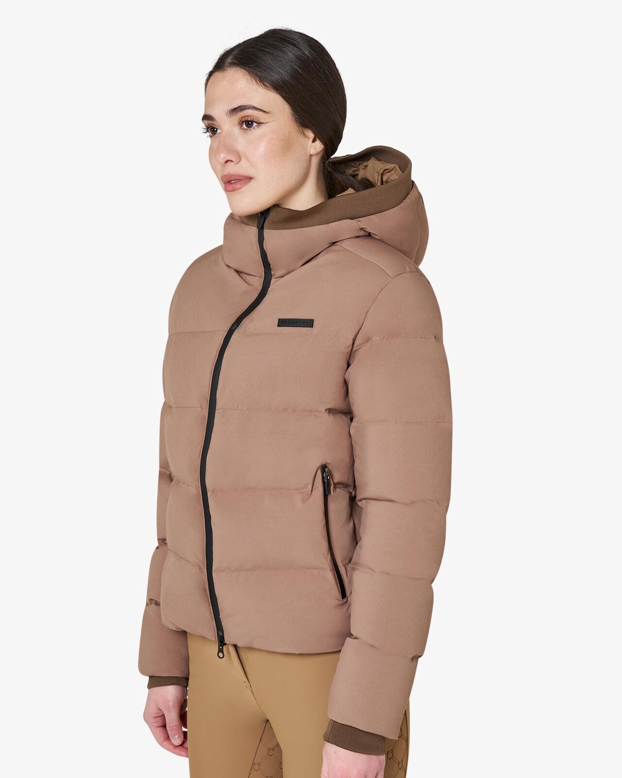 Women's hooded down jacket