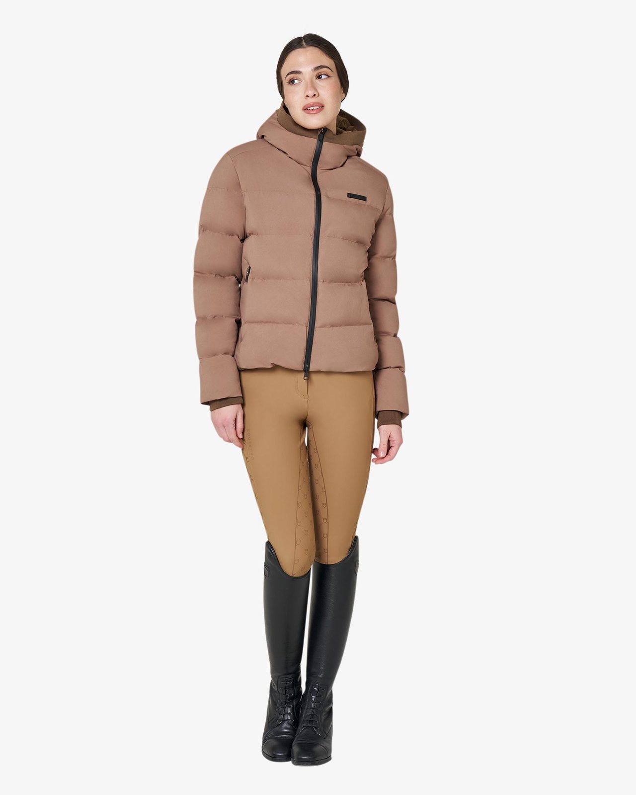 Women's hooded down jacket