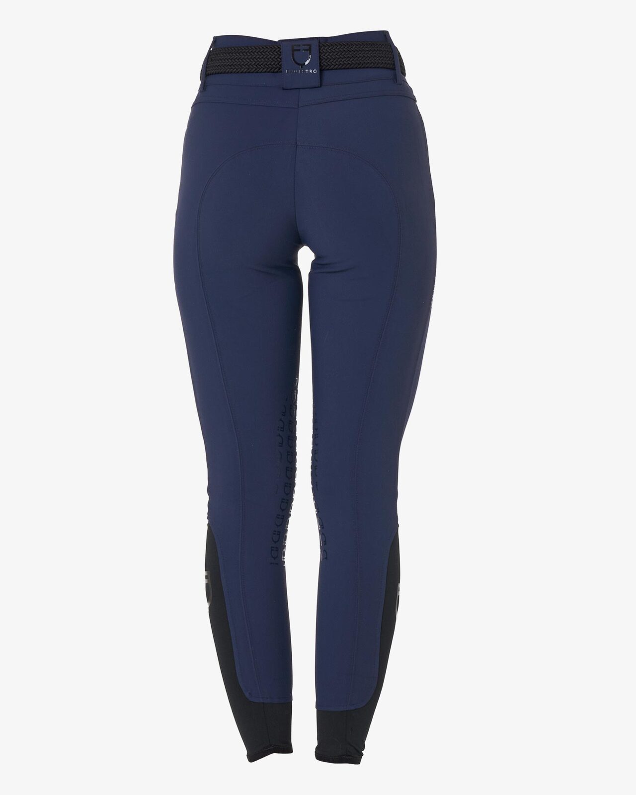 Women's high-waisted knee grip breeches with fleece lining