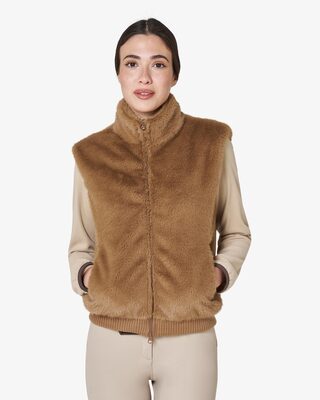 Women's faux fur vest