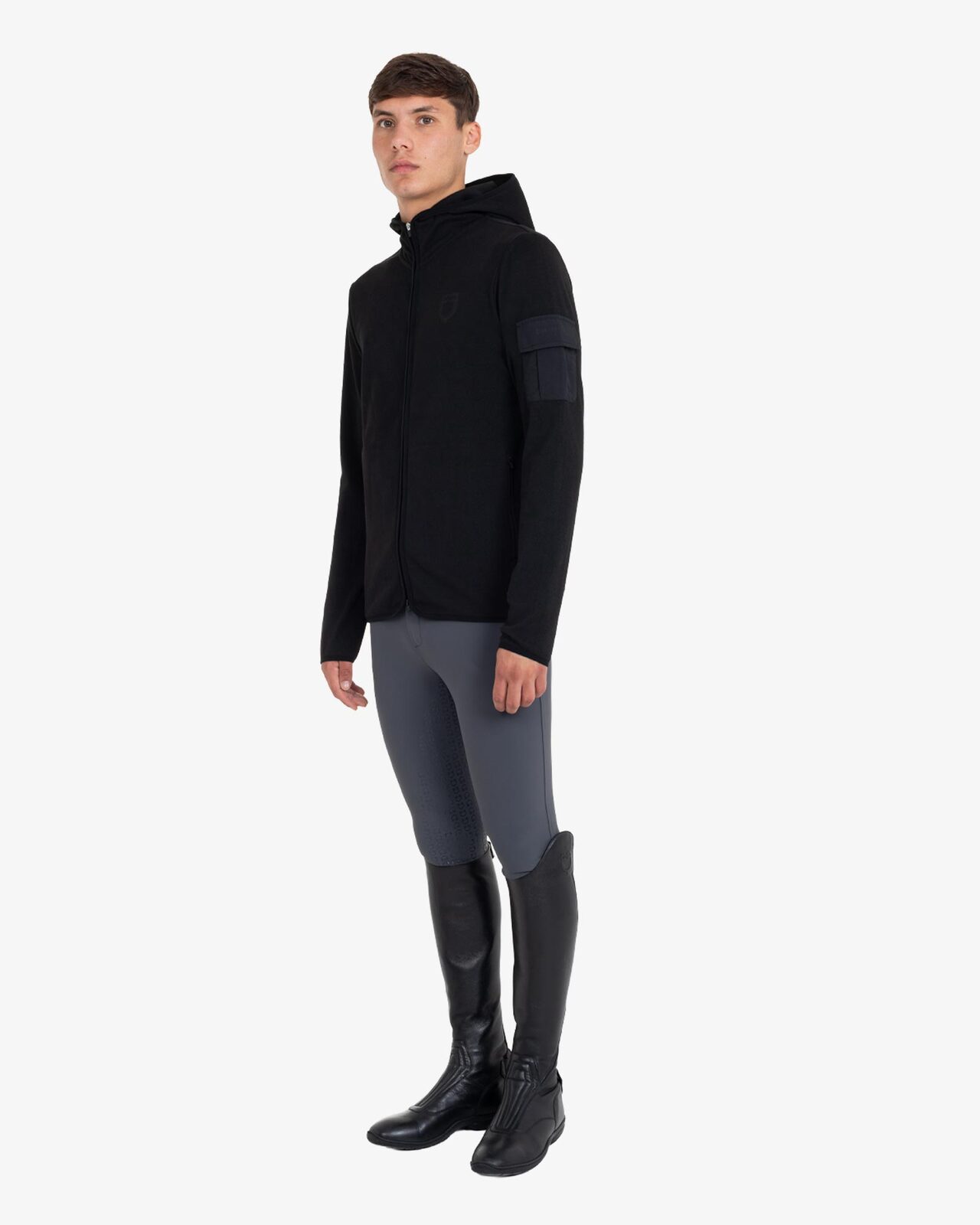 Men’s slim-fit full grip breeches