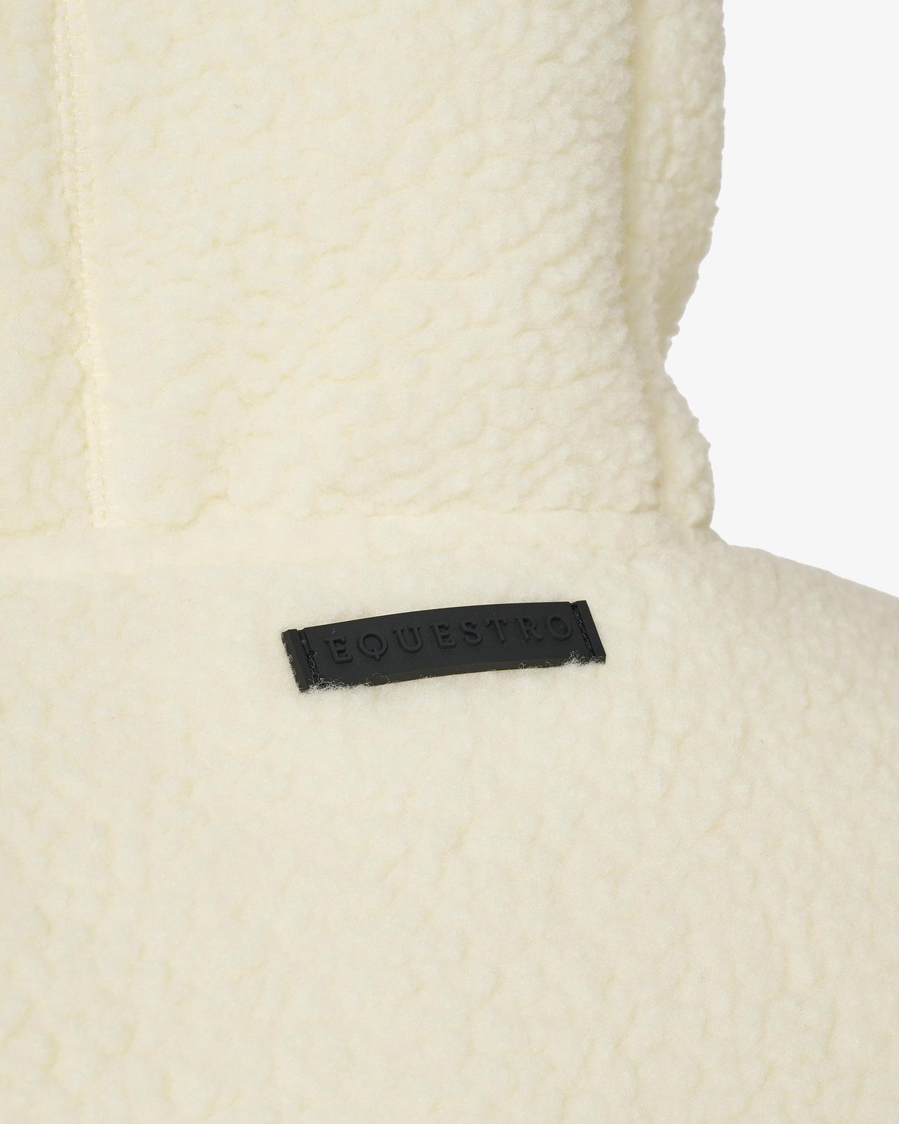 Women's down jacket with teddy inserts