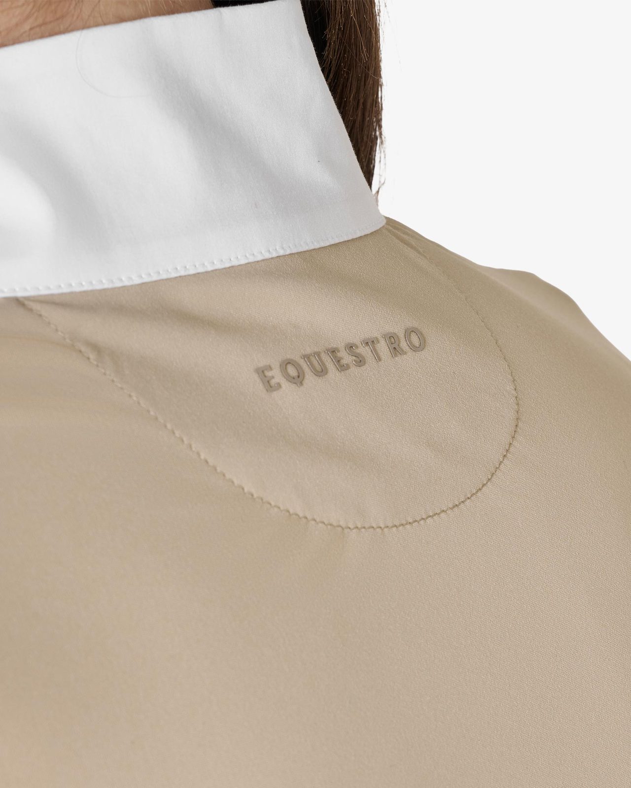 Women’s perforated long-sleeved competition polo shirt