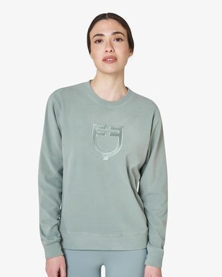 Women's fleece crewneck sweatshirt