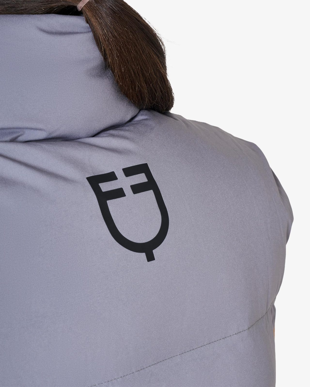 Women's padded high collar vest