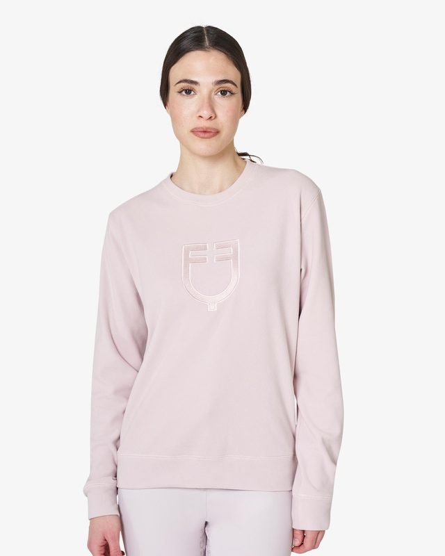 Women's fleece crewneck sweatshirt