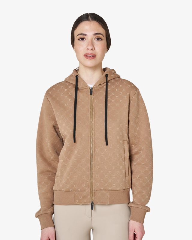 Women's monogram hooded sweatshirt
