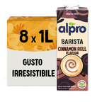 ALPRO BARISTA CINNAMON ROLL Bevanda 100% Vegetale 8x1L
