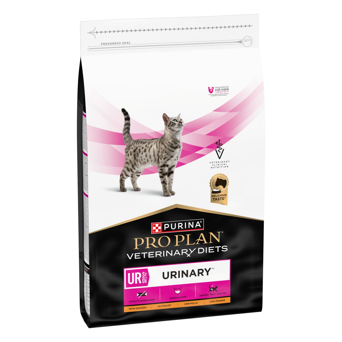 PURINA PRO PLAN® VETERINARY DIETS secco gatto UR Urinary St/Ox con Pollo