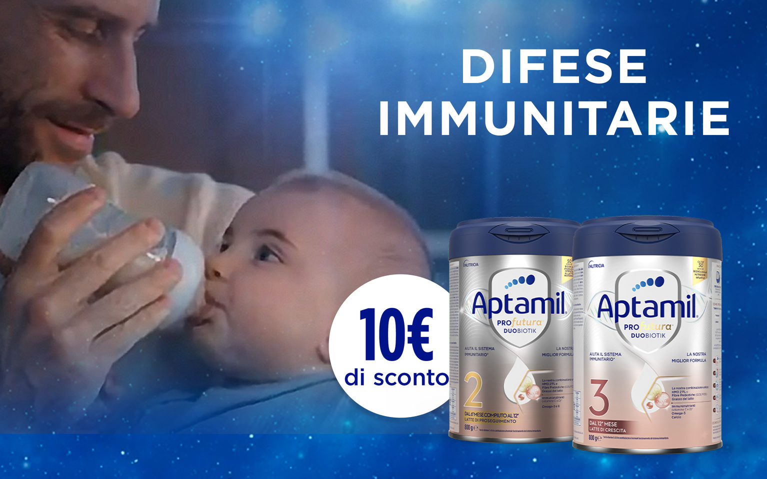 Acquista Aptamil Profutura, 10€ di sconto immediato per te!