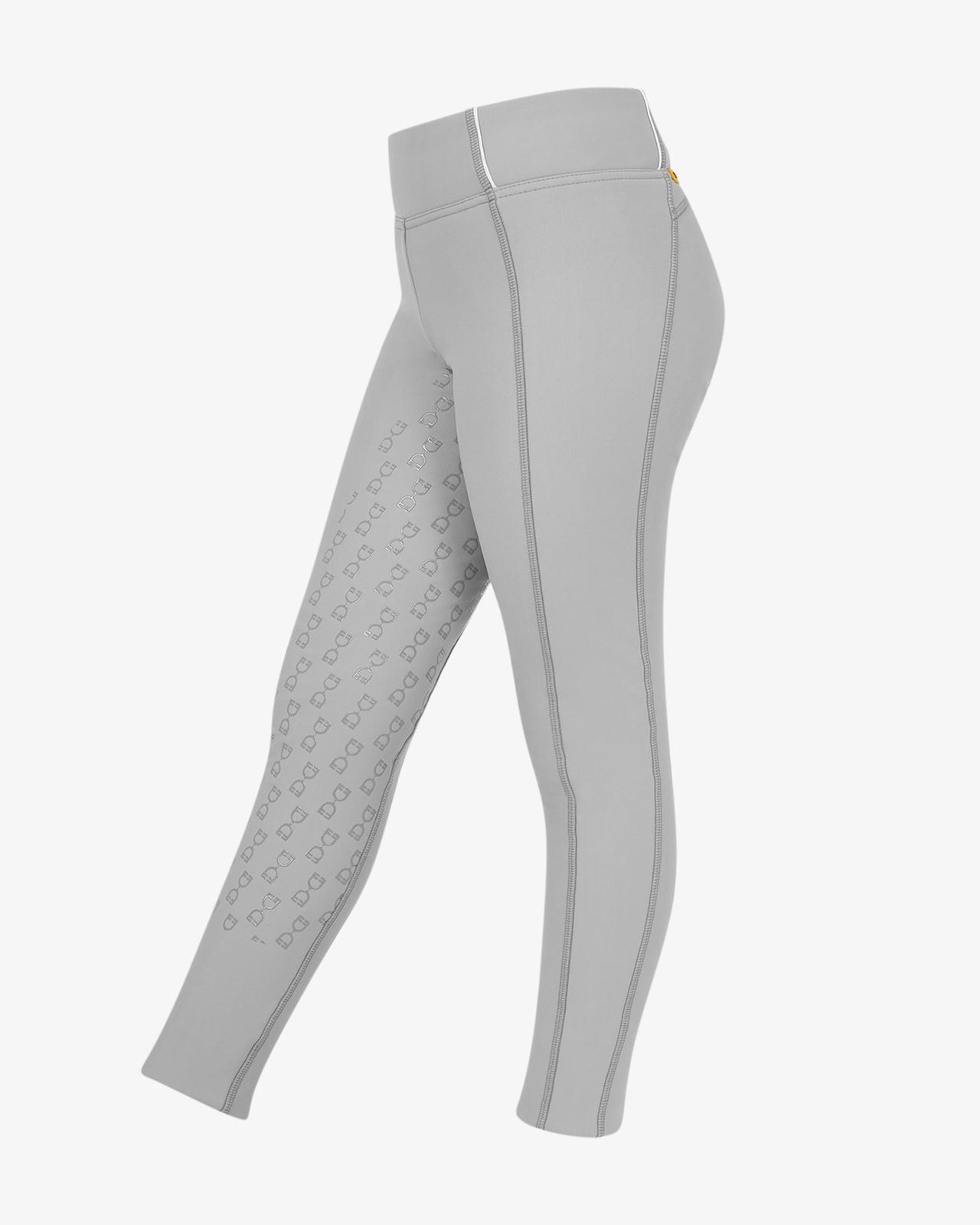 Girls' slim fit grip leggings with logo