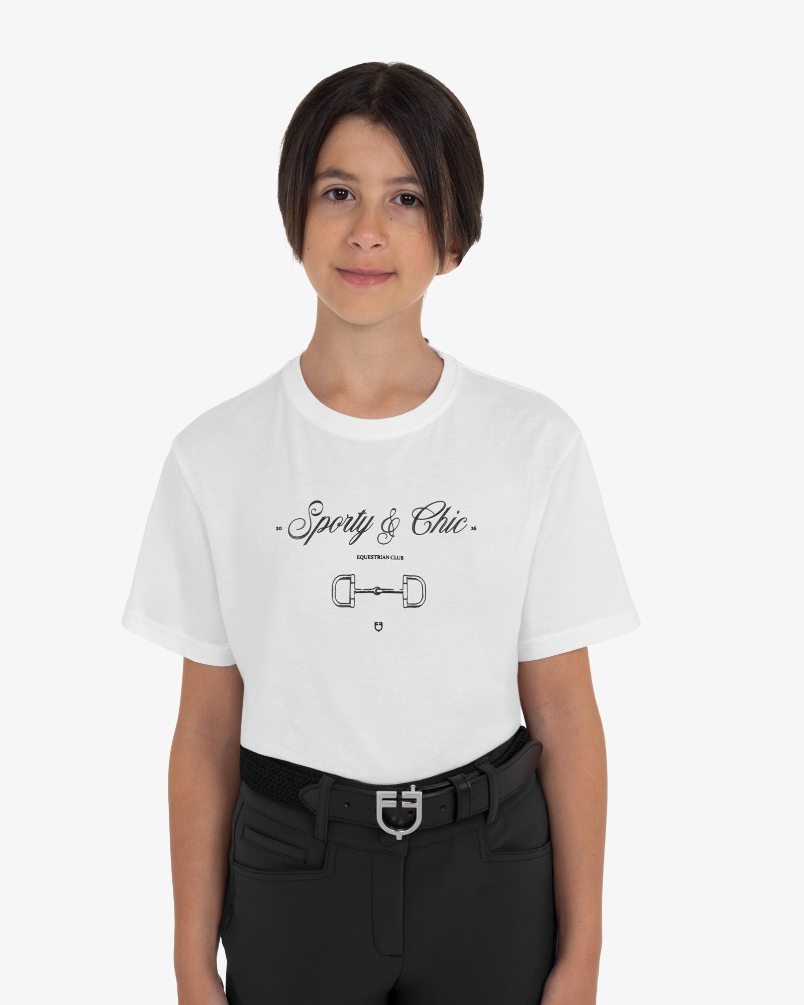 T-shirt bambina Sporty & Chic in cotone
