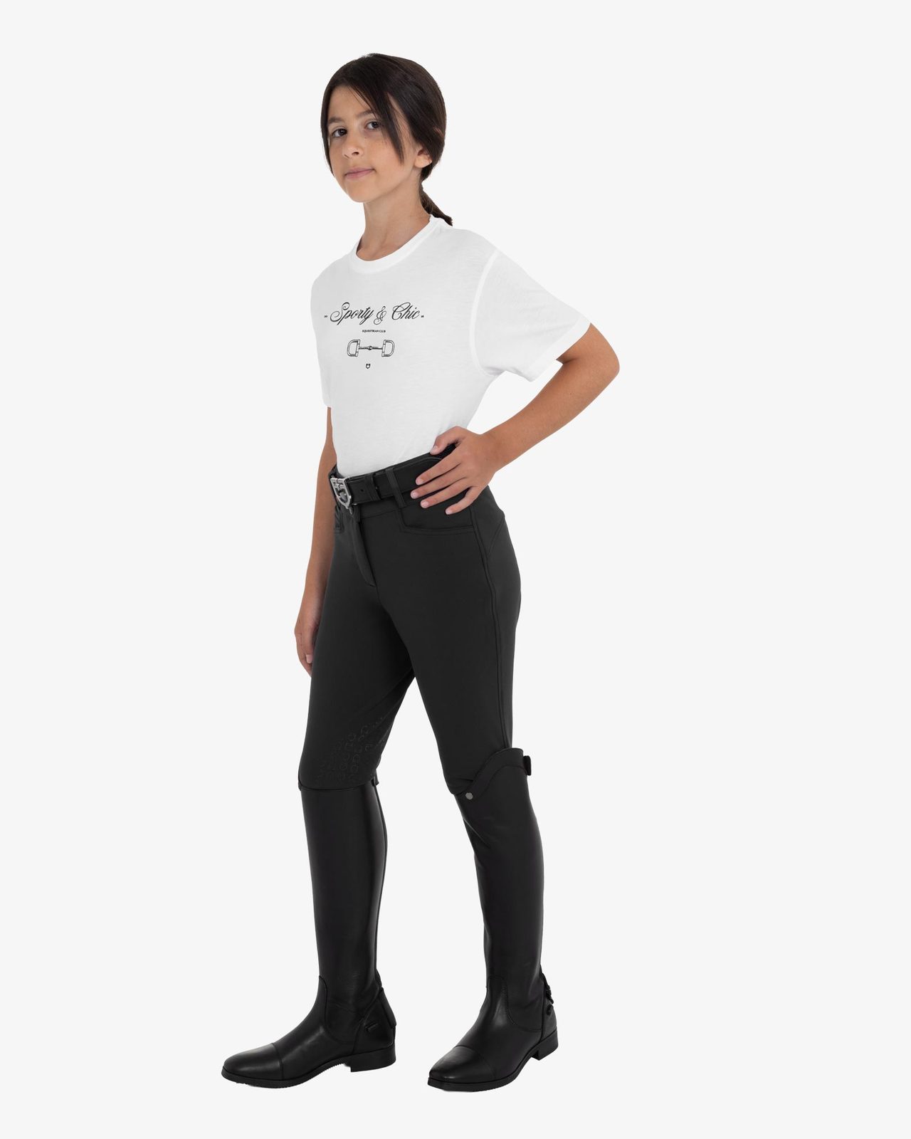 T-shirt bambina Sporty & Chic in cotone