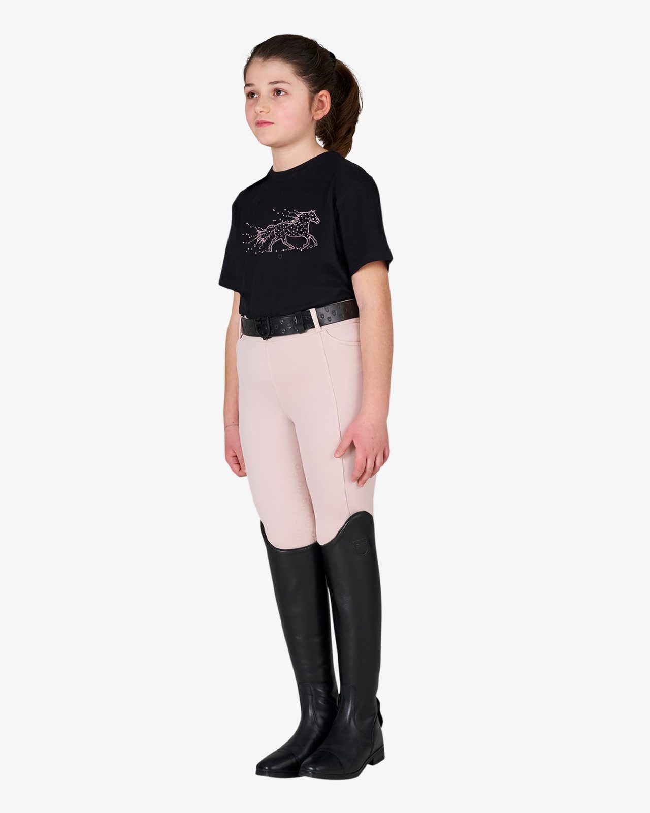T-shirt bambina Stone Horse in cotone