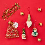 Set di decorazioni natalizie in feltro