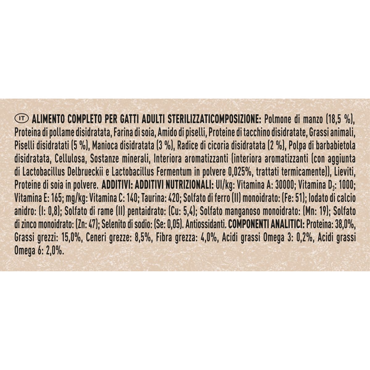 PURINA ONE® Bifensis Sterilcat, Secco Gatto Grain Free ricco in Manzo
