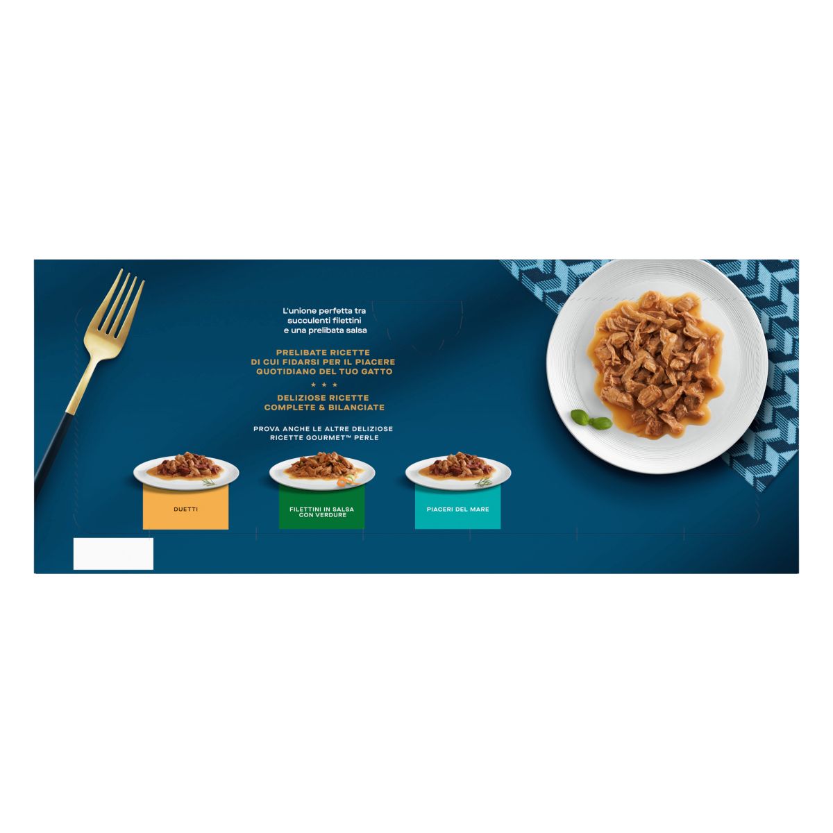 GOURMET® Perle Filettini in Salsa, Gusti Assortiti, Multipack da 40
